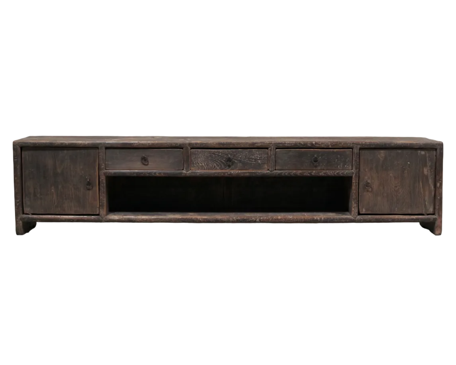 Mueble TV Antiguo Restaurado en Madera Maciza