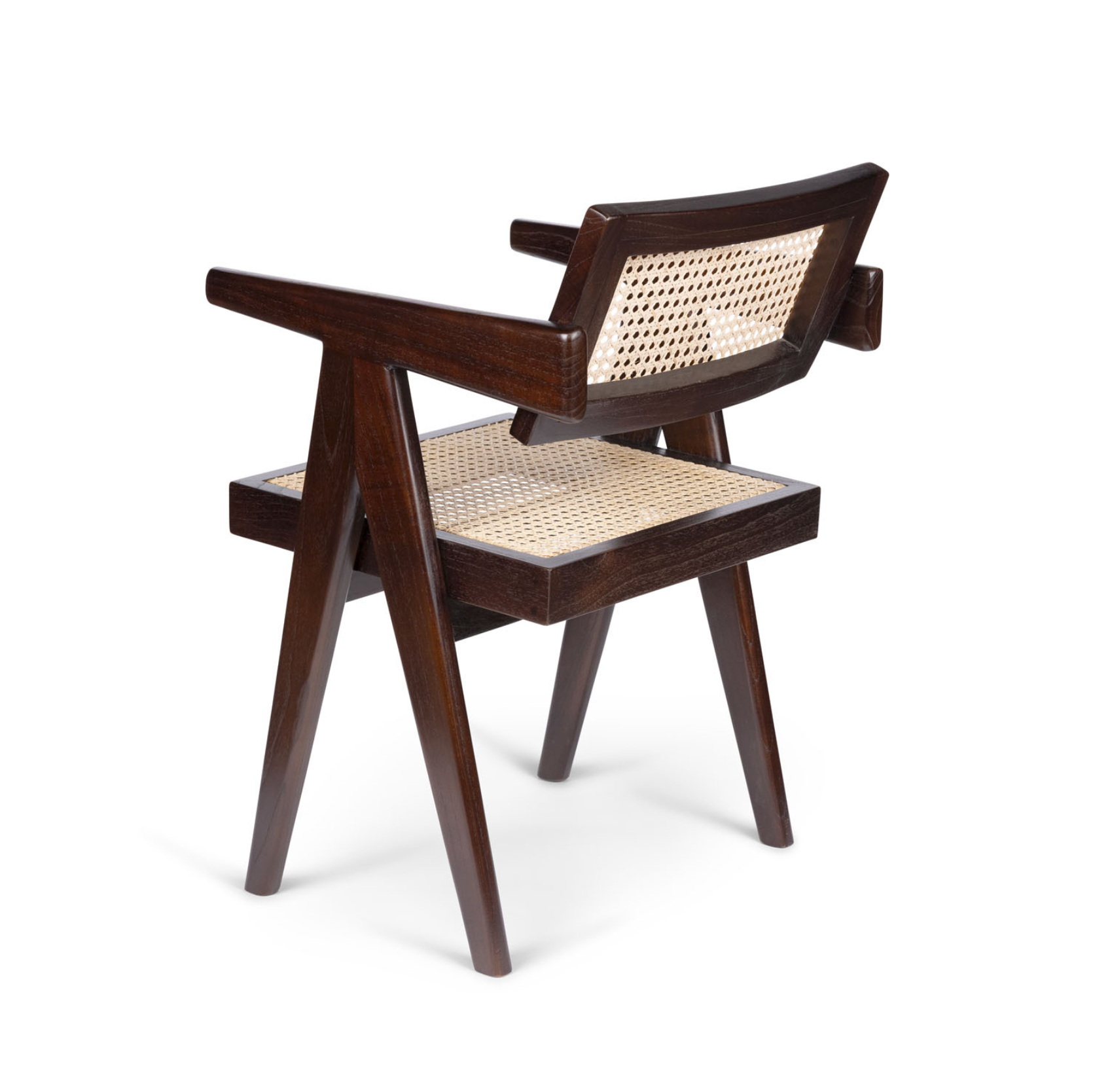 Office Chair marrón oscuro con Brazos