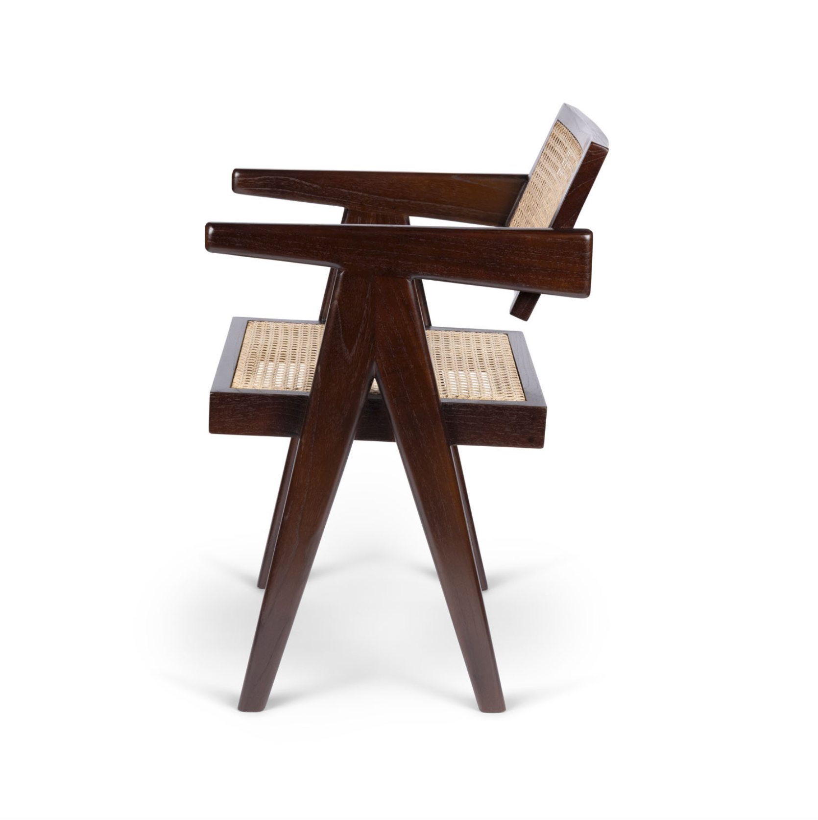 Office Chair marrón oscuro con Brazos