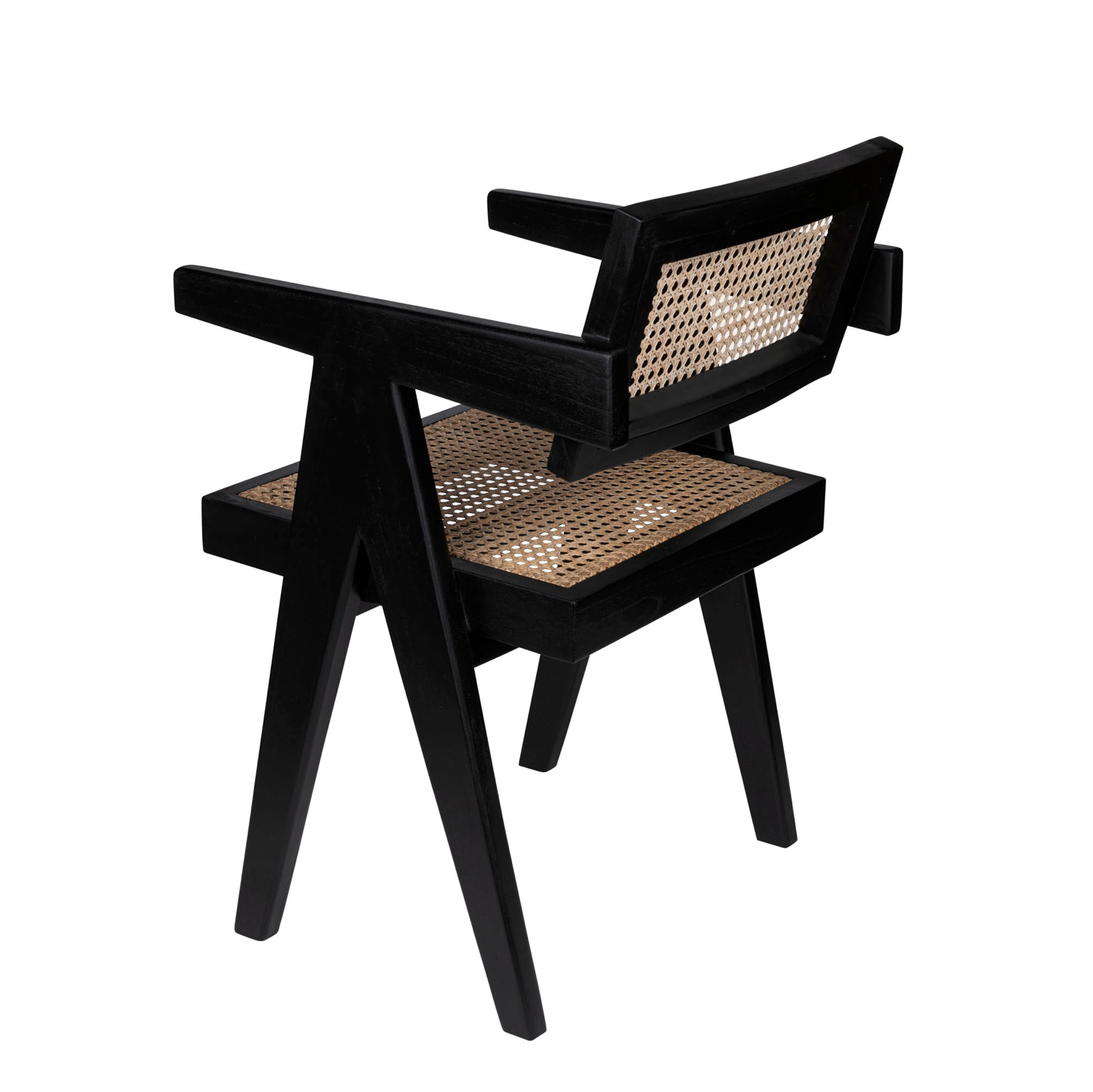 Office Chair negra con Brazos
