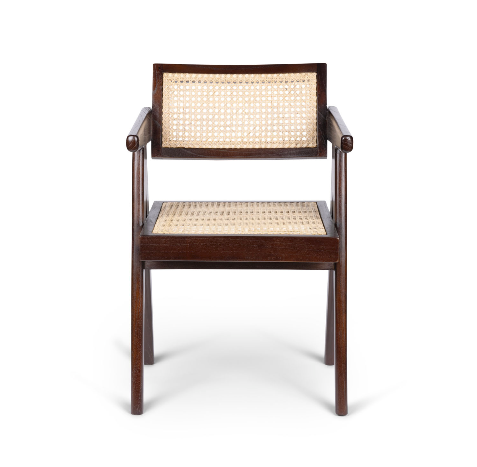 Office Chair marrón oscuro con Brazos