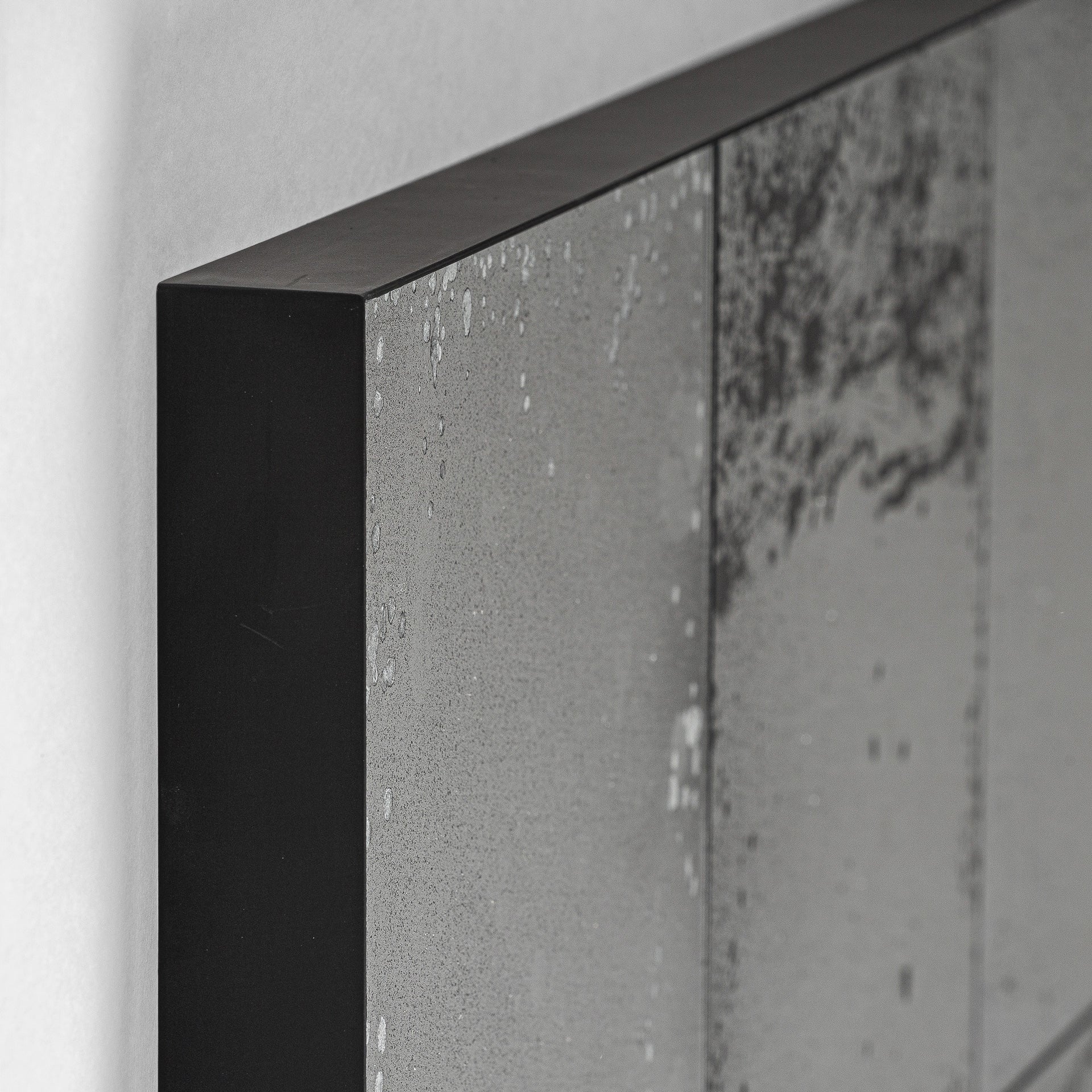 Espejo decorativo de hierro y espejo envejecido