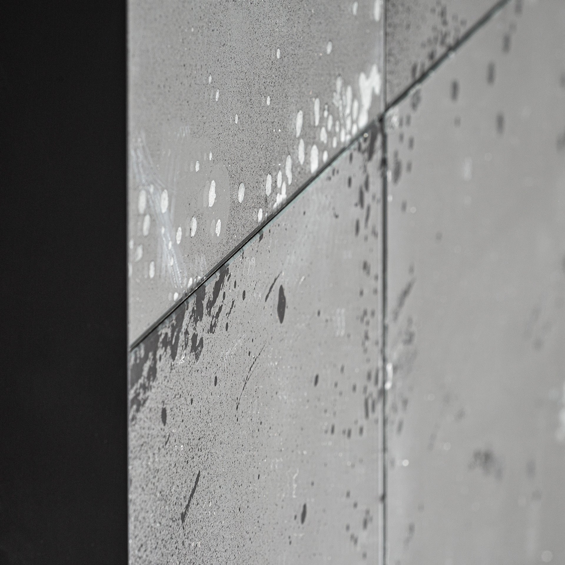 Espejo decorativo de hierro y espejo envejecido