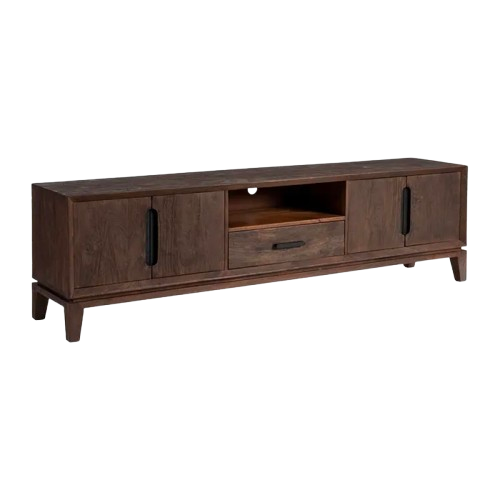 Mueble TV de madera de mango marrón – 200 cm