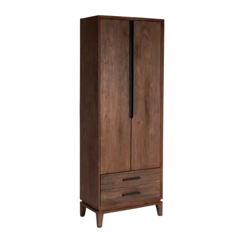 Armario de madera de mango marrón – 200 cm