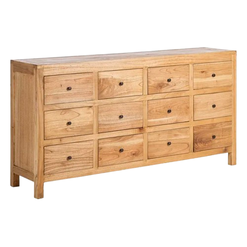 Aparador de madera de mindi natural – 170 cm