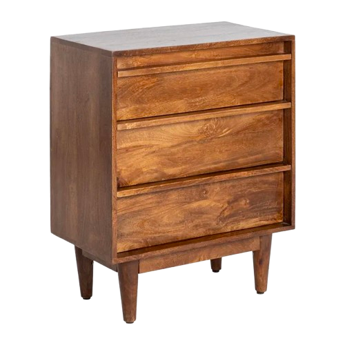 Cómoda de madera de mango marrón – 70 cm