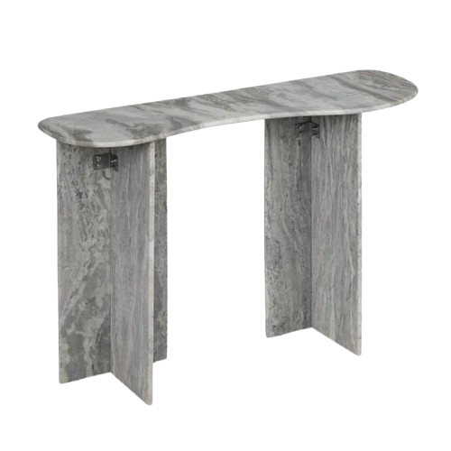 Consola de mármol gris – 100 cm
