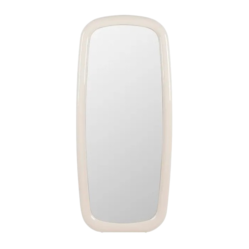 Espejo lacado en crema  – 180 cm