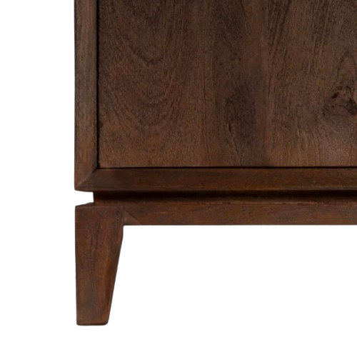 Mueble auxiliar de madera de mango marrón