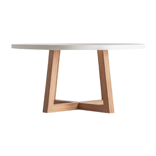 Mesa de comedor de hormigón armado