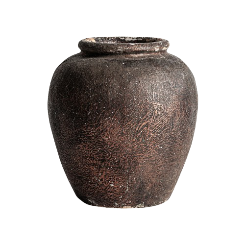 Tinaja decorativa artesanal