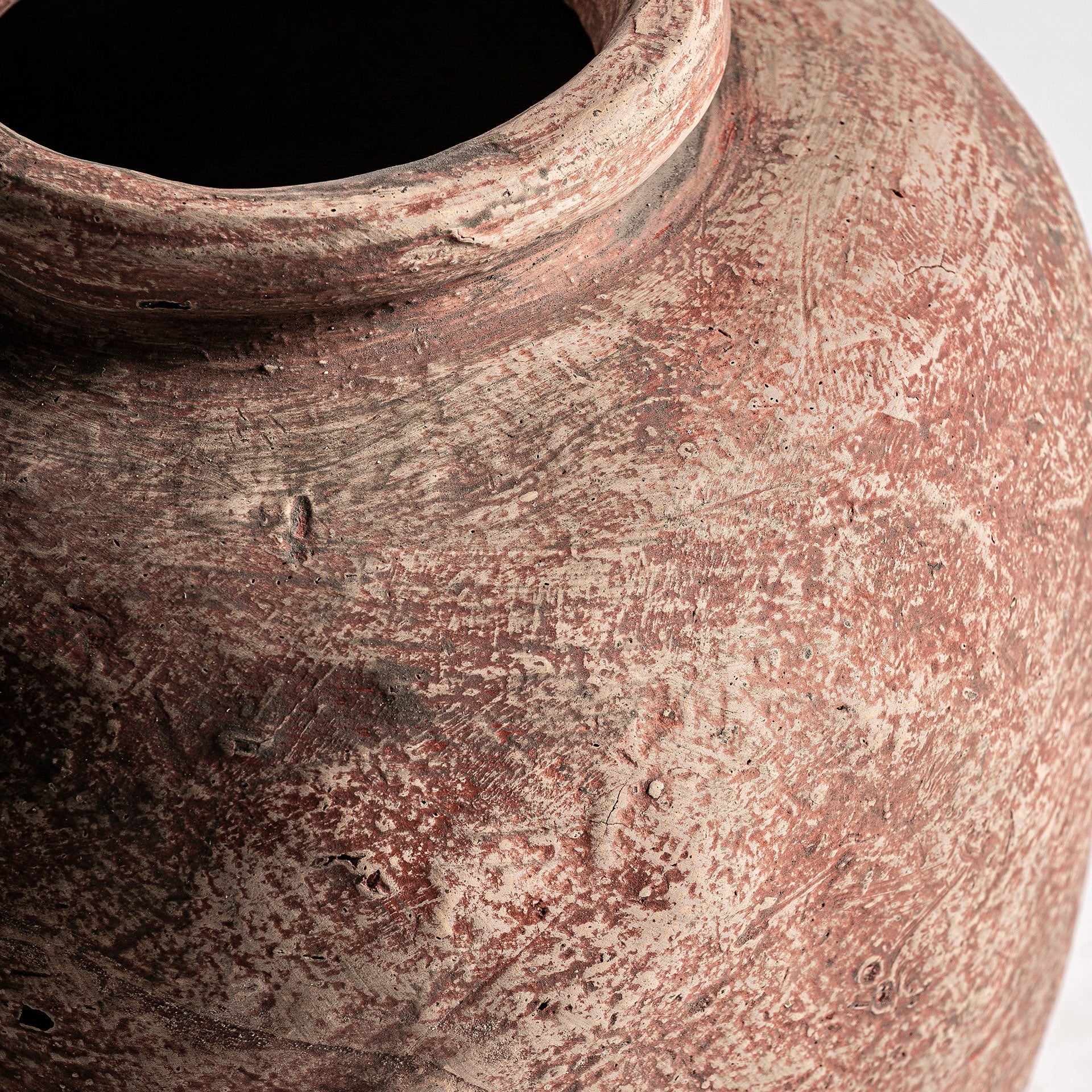 Tinaja decorativa artesanal